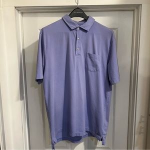 Purple Peter Millar Golf Shirt - Size L